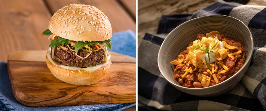 Earth Eats - The Impossible Burger Slider and Impossible Three-Bean Chili