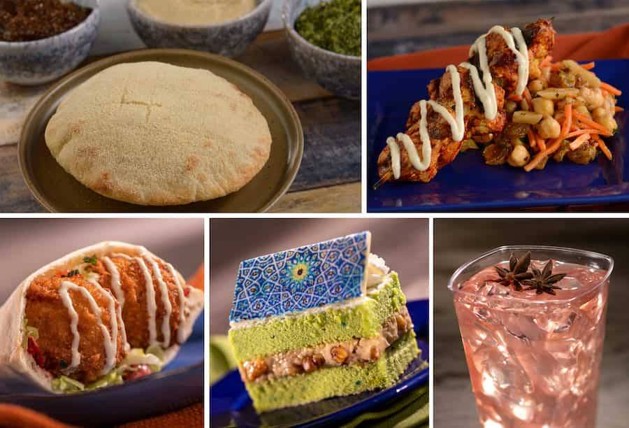 Full menus for the 2022 EPCOT International Food and Wine Festival Global Marketplace kiosks