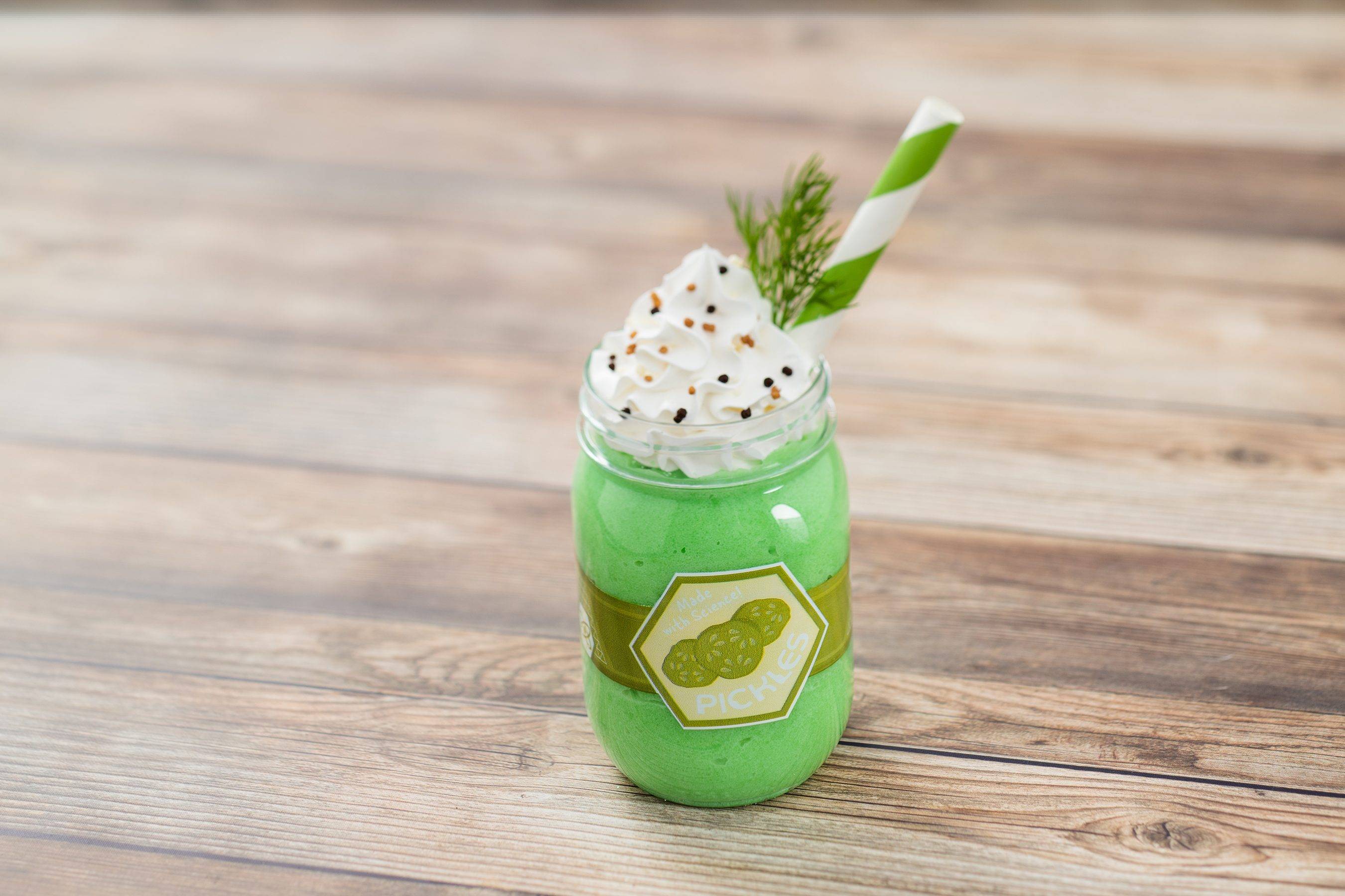 The Pickle Milkshake at Brew-Wing Lab at the Odyssey
