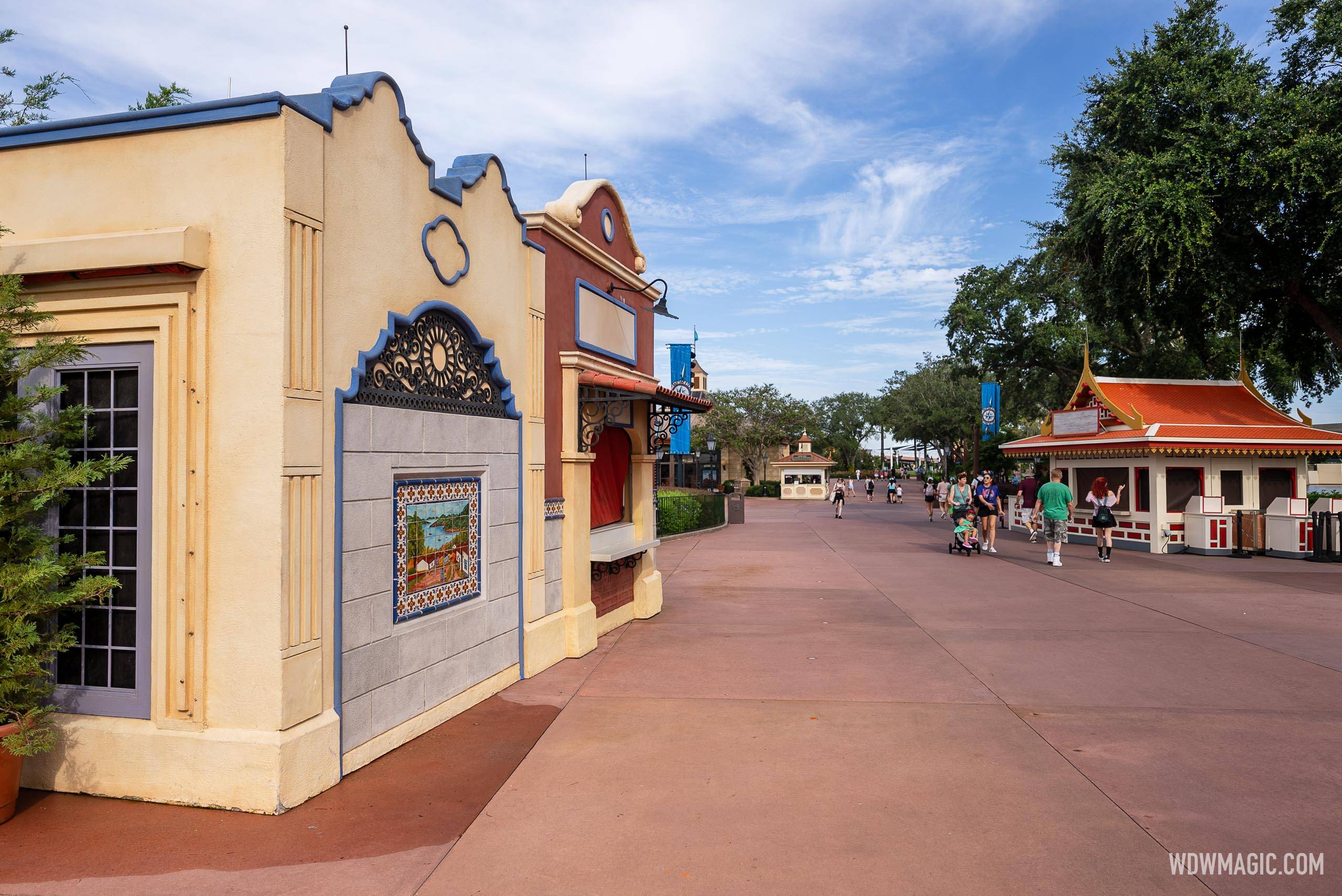 Preparations for the 2024 EPCOT International Food and Wine Festival