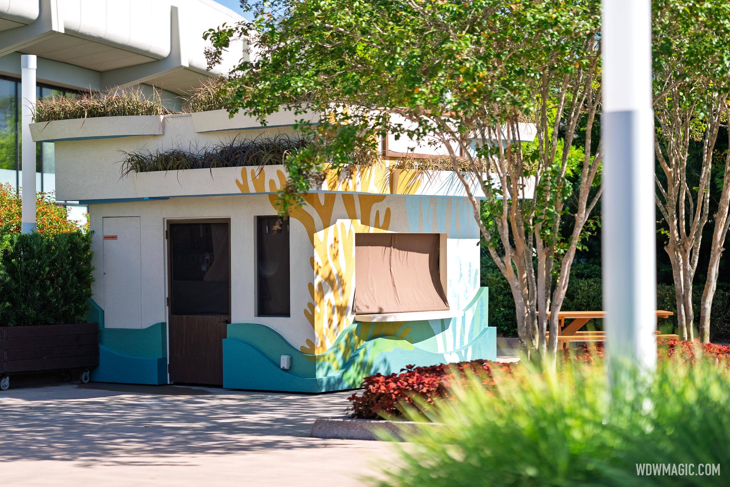 Global Marketplace Kiosks in Place for 2025 EPCOT Food and Wine Festival Setup
