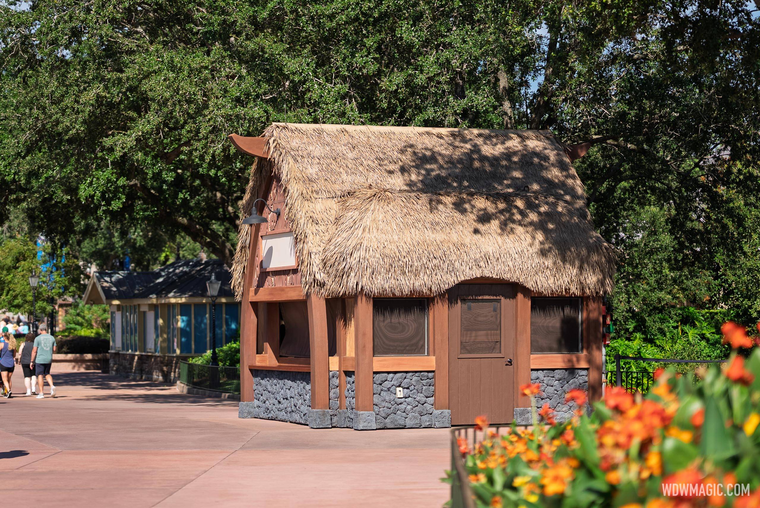 Global Marketplace Kiosks in Place for 2025 EPCOT Food and Wine Festival Setup
