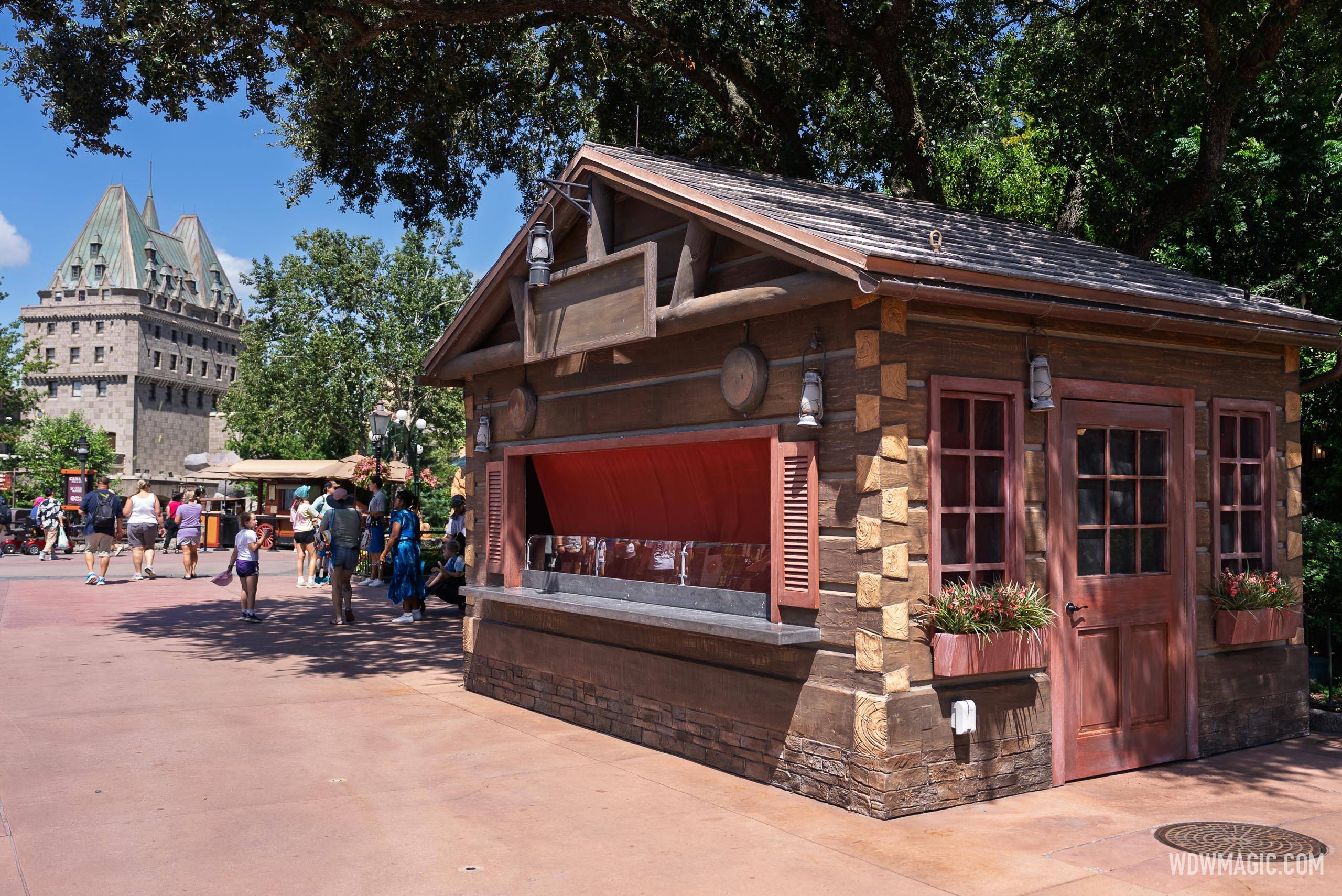 Global Marketplace Kiosks in Place for 2025 EPCOT Food and Wine Festival Setup
