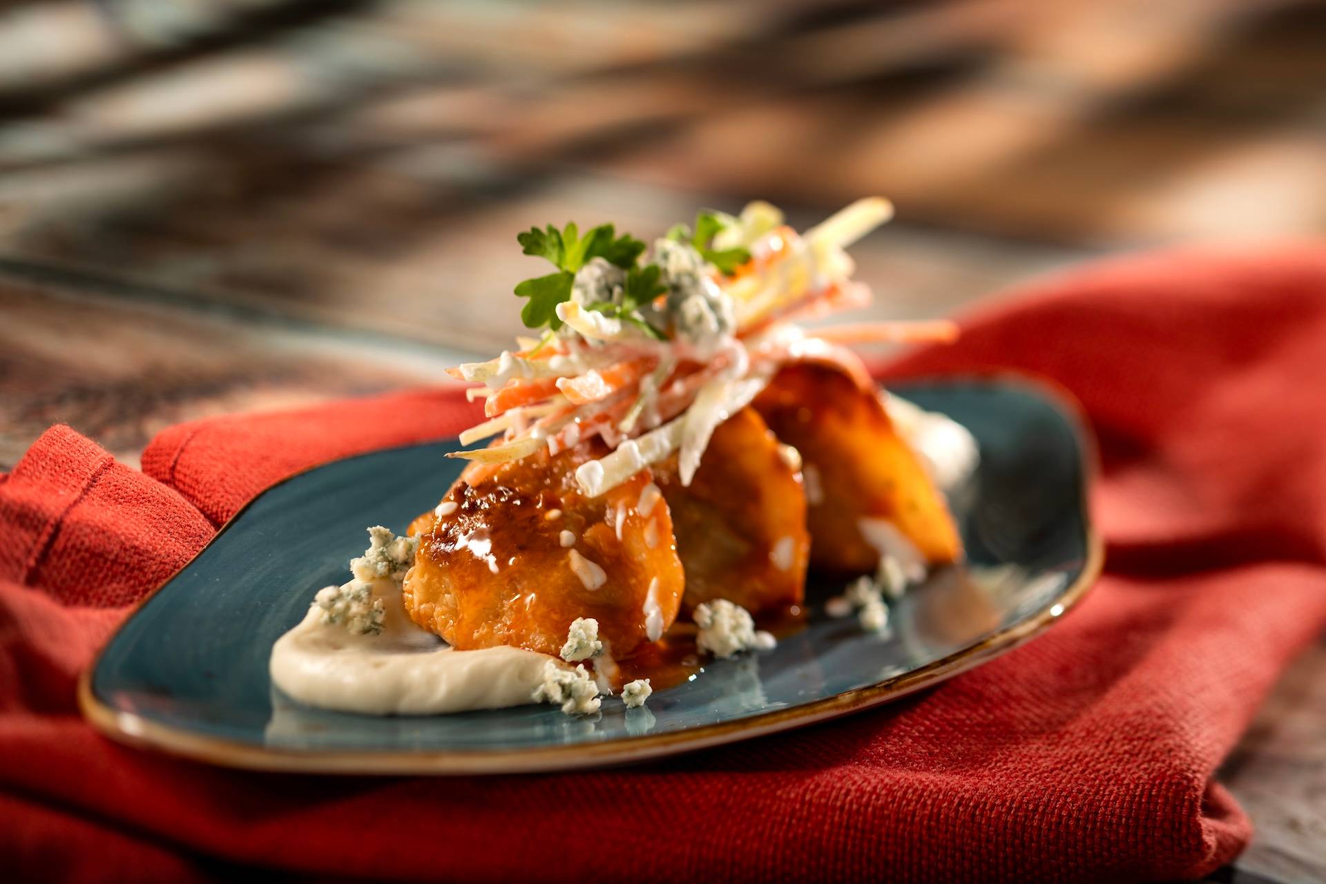 Buffalo-style Dumplings