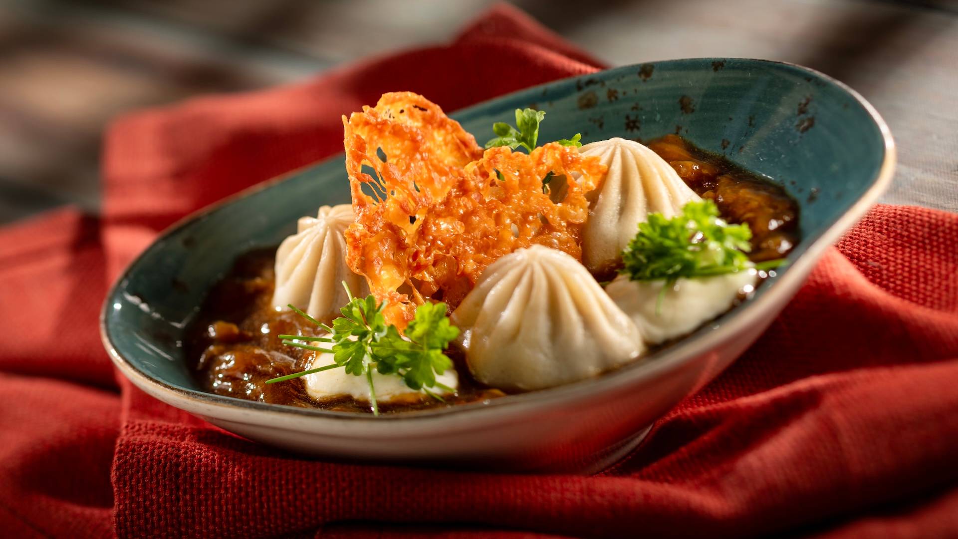 French Onion Soup-style Dumplings