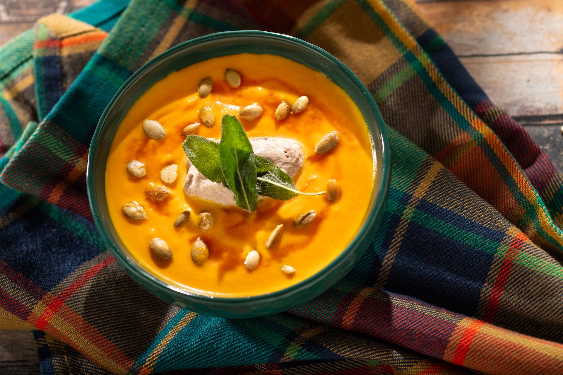 Butternut Squash and Ginger Bisque