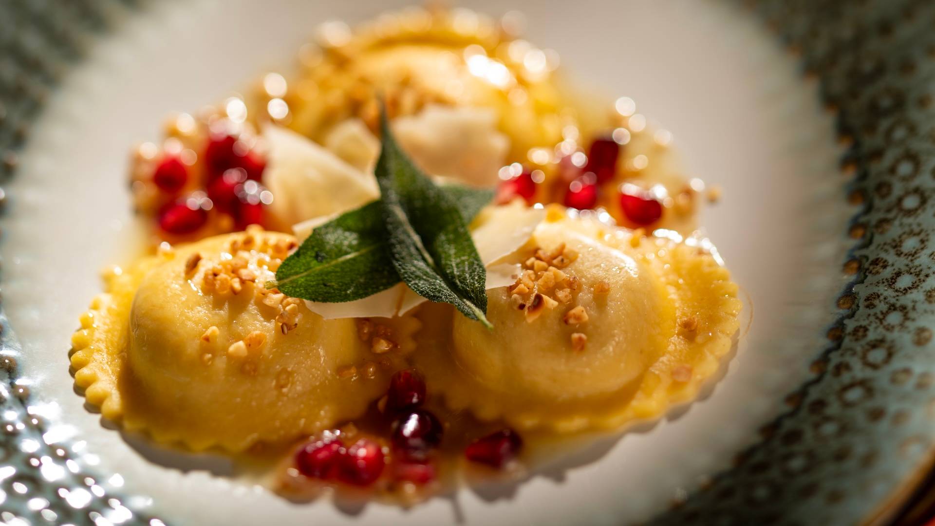 Pumpkin-Mascarpone Ravioli