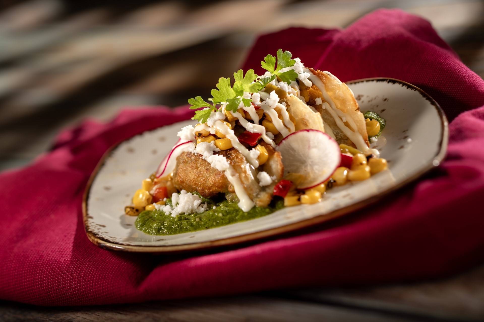 Street Corn Style Dumplings