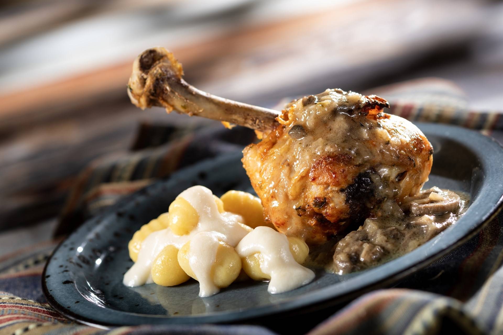 Pollo Al Marsala Roasted Chicken Drumstick