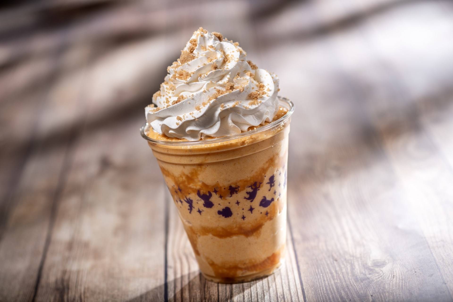 Pumpkin Pie Milk Shake Vanilla Ice Cream Pumpkin Pie Filling and Caramel Sauce