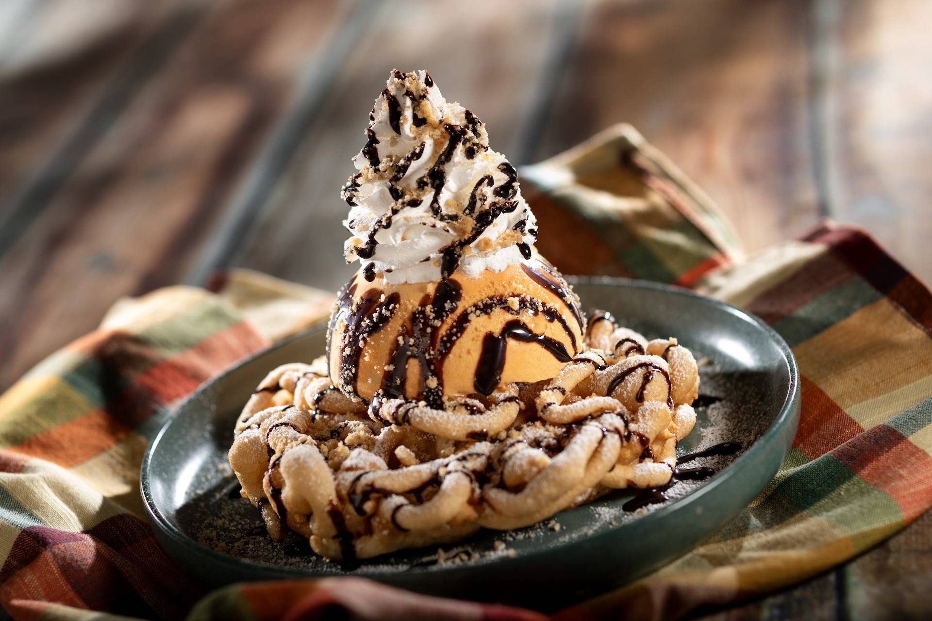 Pumpkin Pie Funnel Cake Funnel Cake