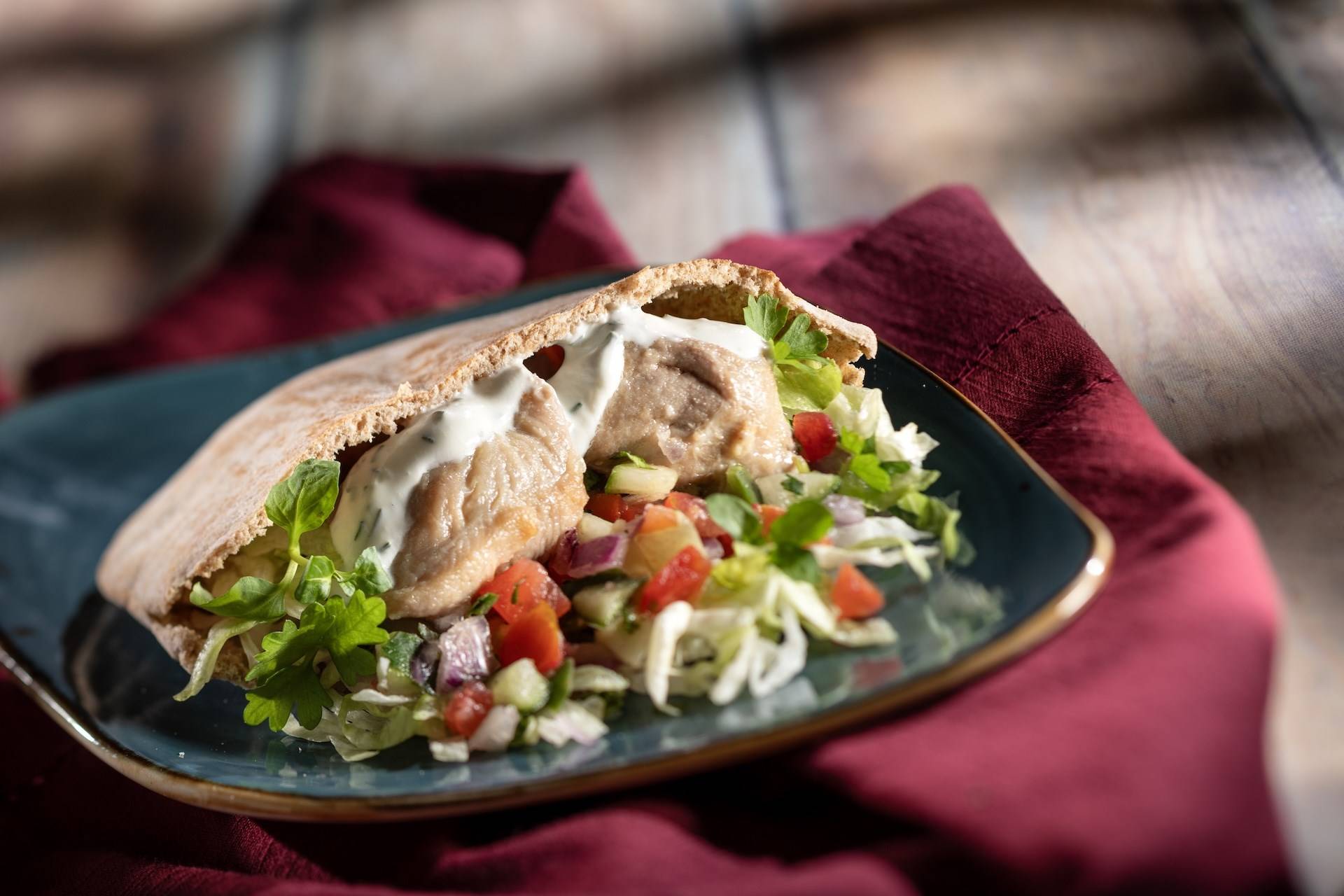 Chicken Souvlaki Gyro