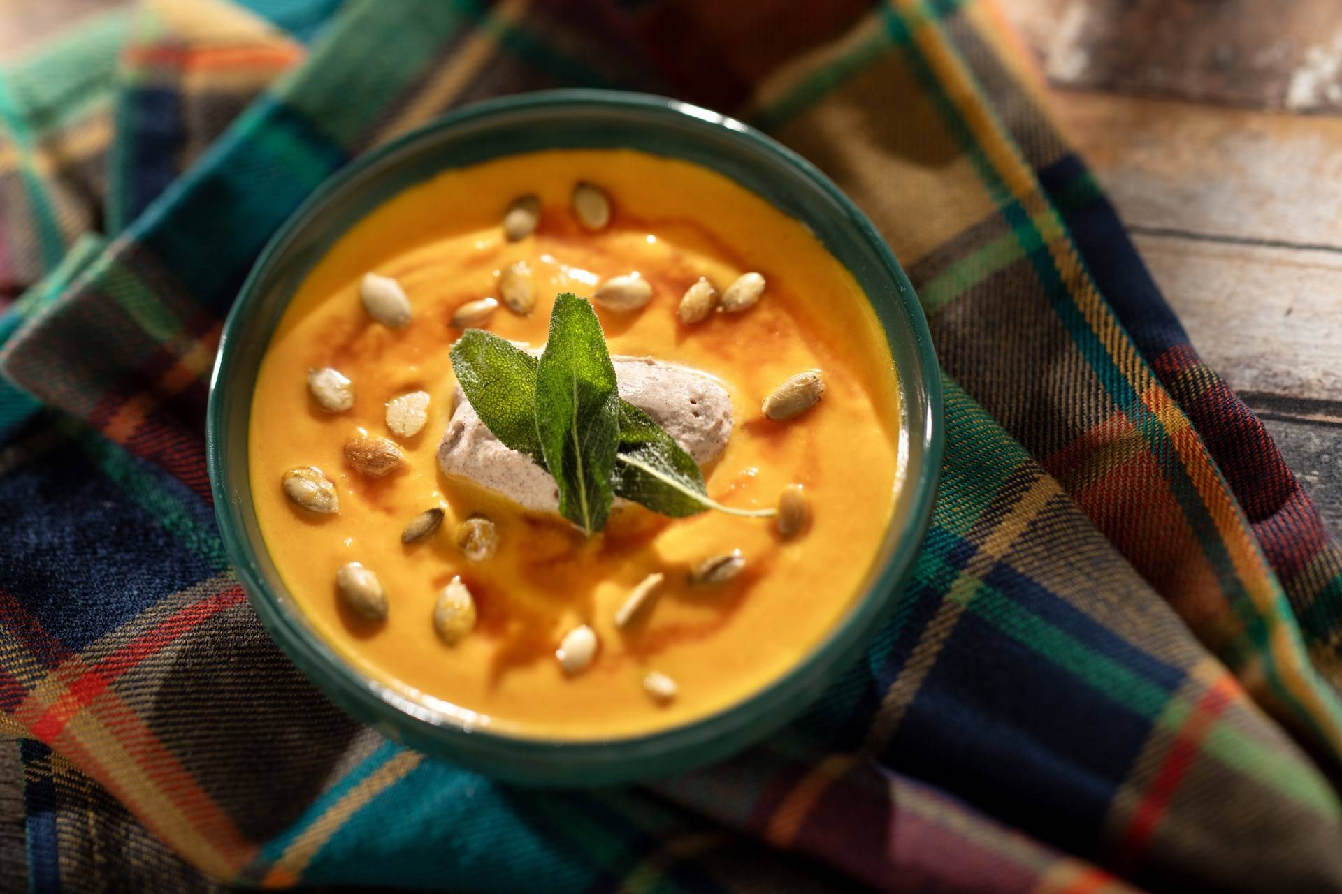 Butternut Squash and Ginger Bisque