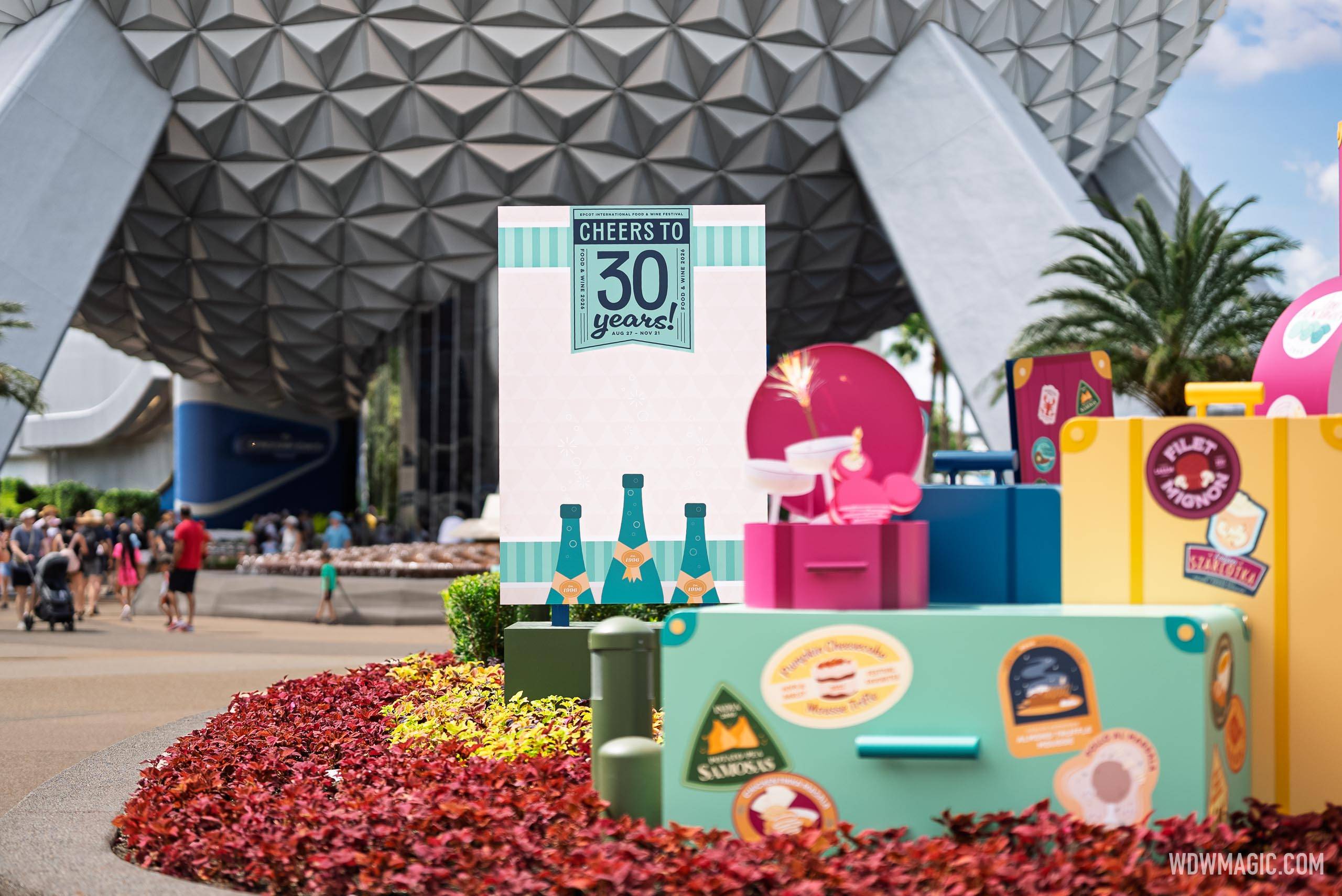 EPCOT Food & Wine Festival 2026: Entrance Plaza and World Showcase Plaza Opening Decor - photo 4 of 18