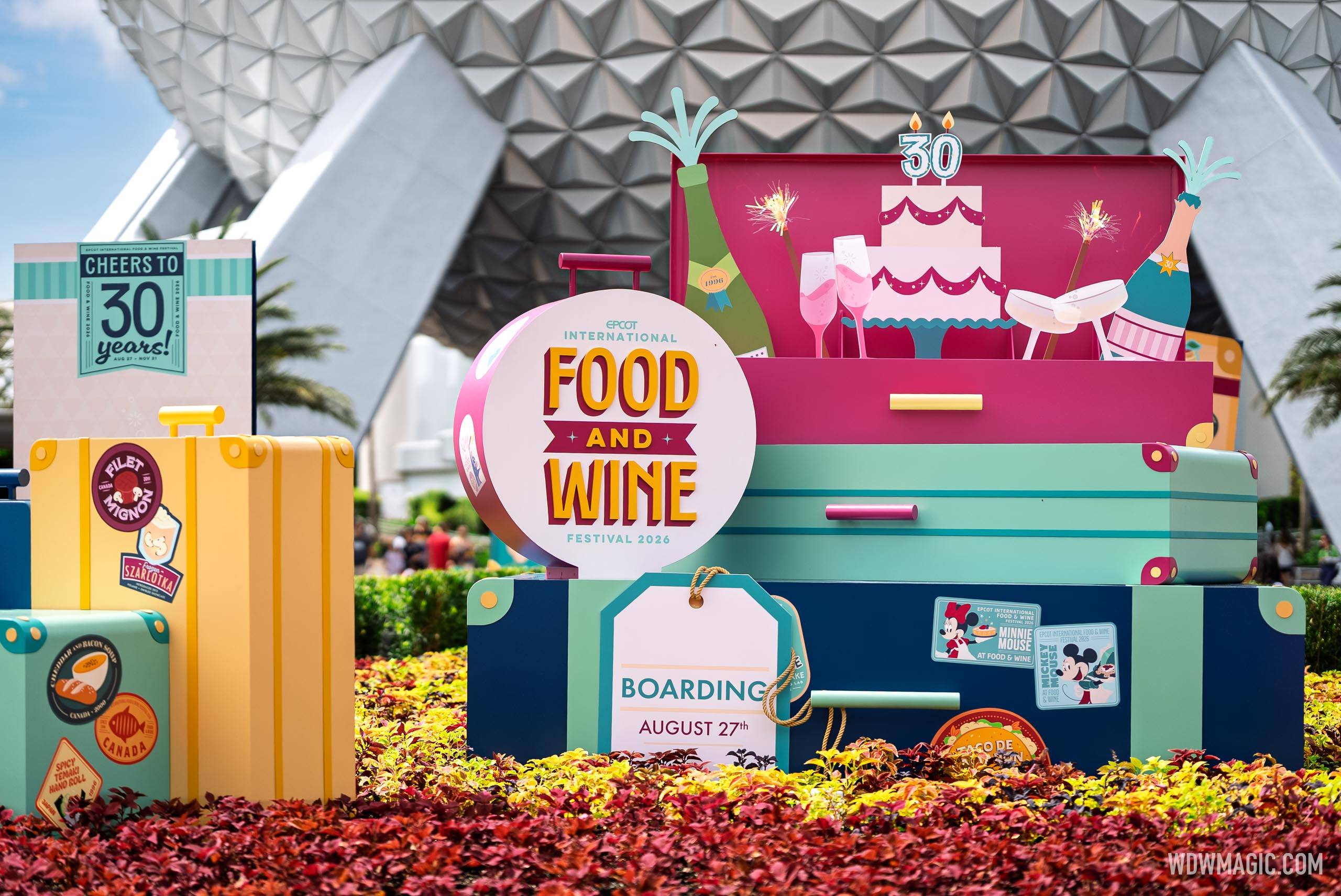 EPCOT Food & Wine Festival 2026: Entrance Plaza and World Showcase Plaza Opening Decor - photo 5 of 18