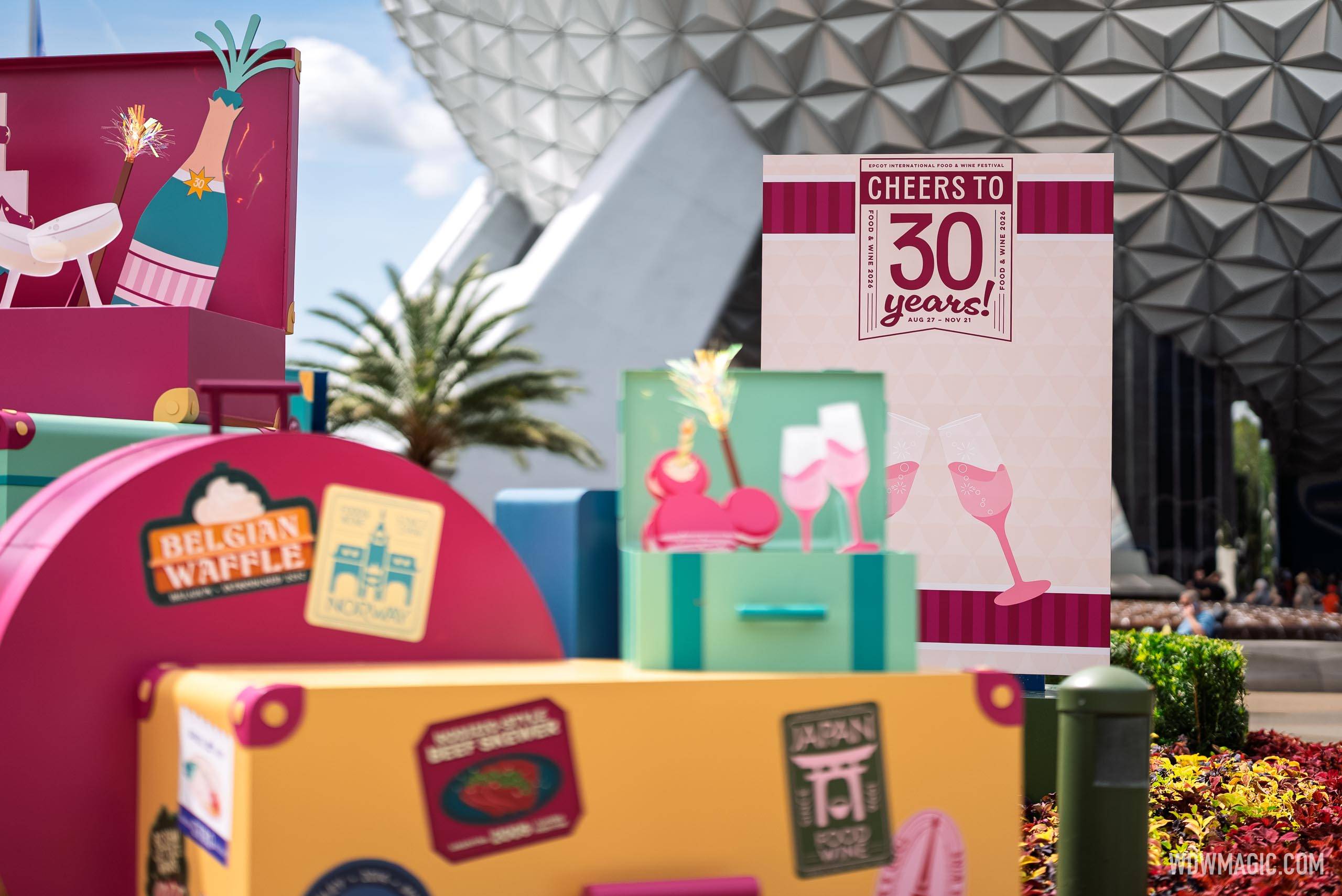 EPCOT Food & Wine Festival 2026: Entrance Plaza and World Showcase Plaza Opening Decor - photo 6 of 18