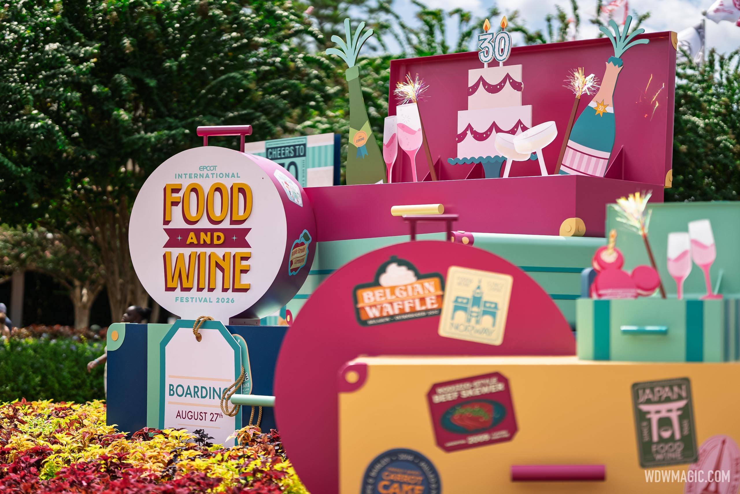 EPCOT Food & Wine Festival 2026: Entrance Plaza and World Showcase Plaza Opening Decor - photo 8 of 18