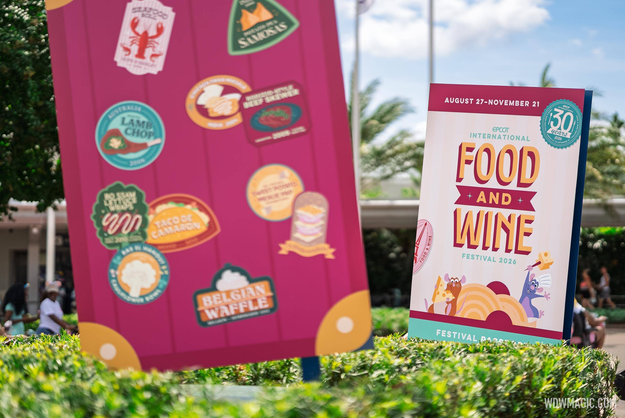 EPCOT Food & Wine Festival 2026: Entrance Plaza and World Showcase Plaza Opening Decor - photo 9 of 18