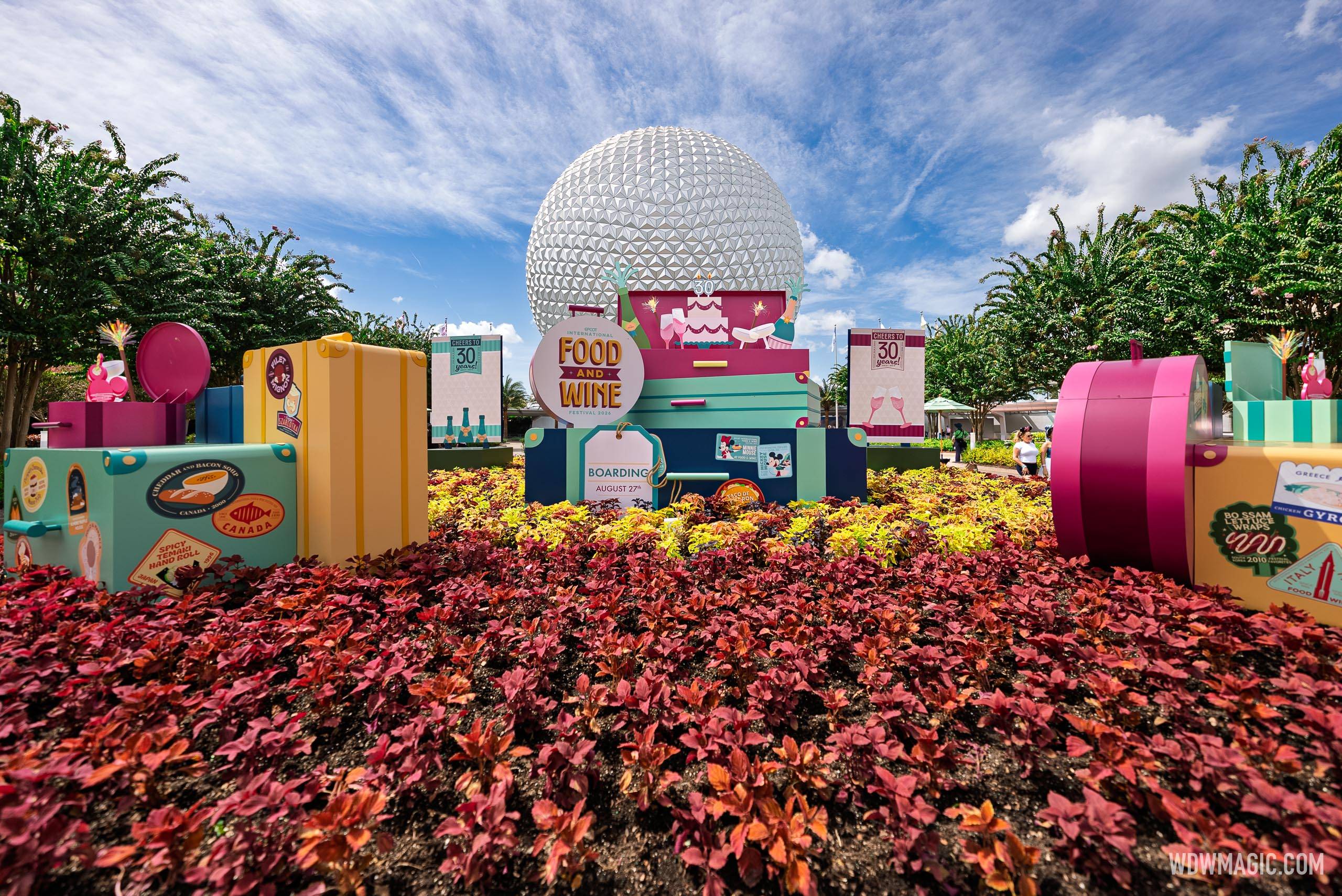 EPCOT Food & Wine Festival 2026: Entrance Plaza and World Showcase Plaza Opening Decor - photo 3 of 18