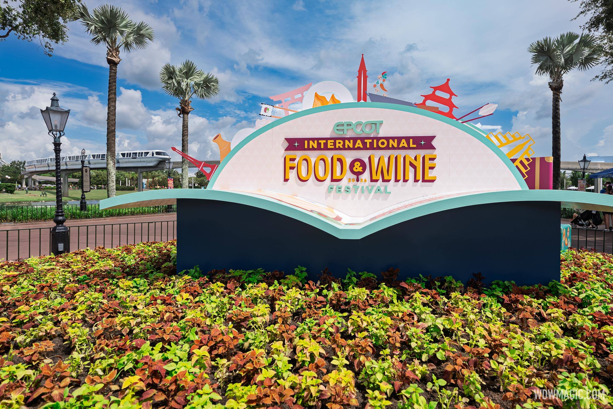 EPCOT Food & Wine Festival 2026: Entrance Plaza and World Showcase Plaza Opening Decor - photo 15 of 18