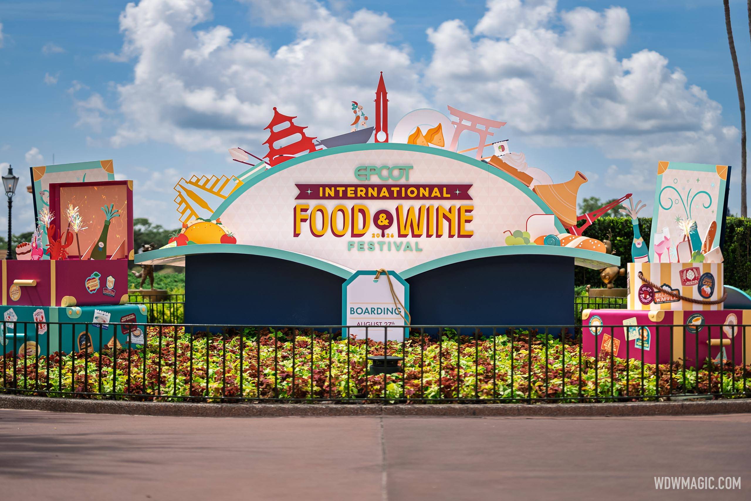 EPCOT Food & Wine Festival 2026: Entrance Plaza and World Showcase Plaza Opening Decor - photo 16 of 18