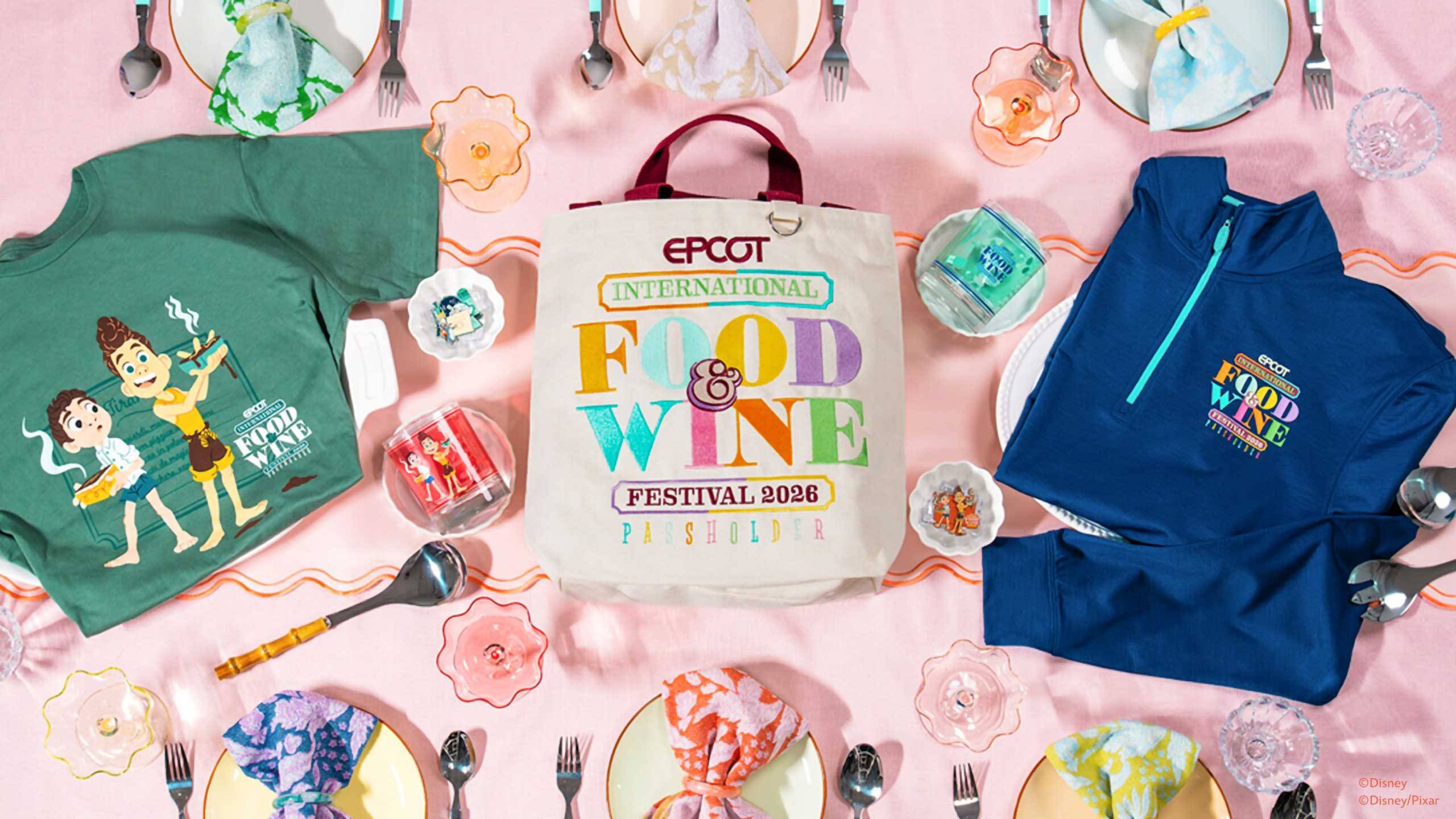 EPCOT Food & Wine Festival 2026: Annual Passholder Exclusive Merchandise Collection