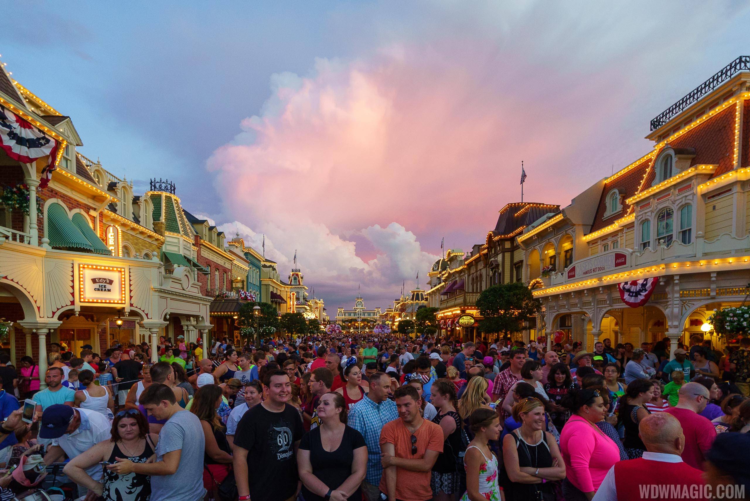 We likely won't see Magic Kingdom crowds as big as this from July 4 2018 due to capacity restrictions still in effect
