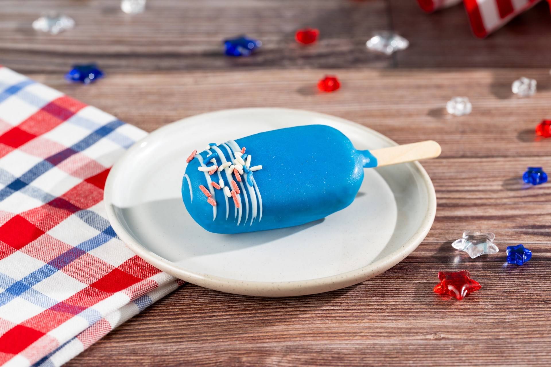 Red White and Blue Cake Pop