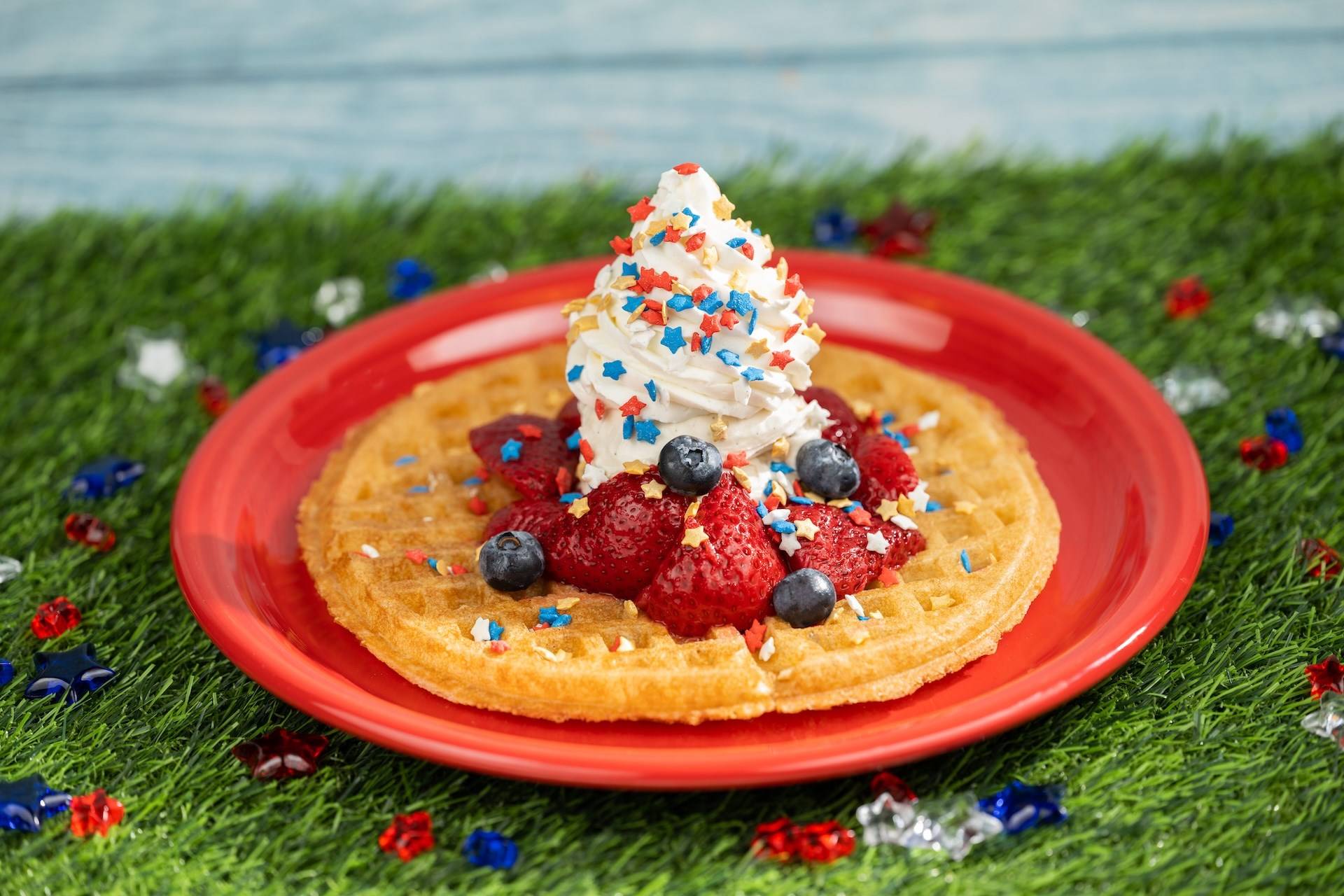 Red White and Blue Waffle Waffle