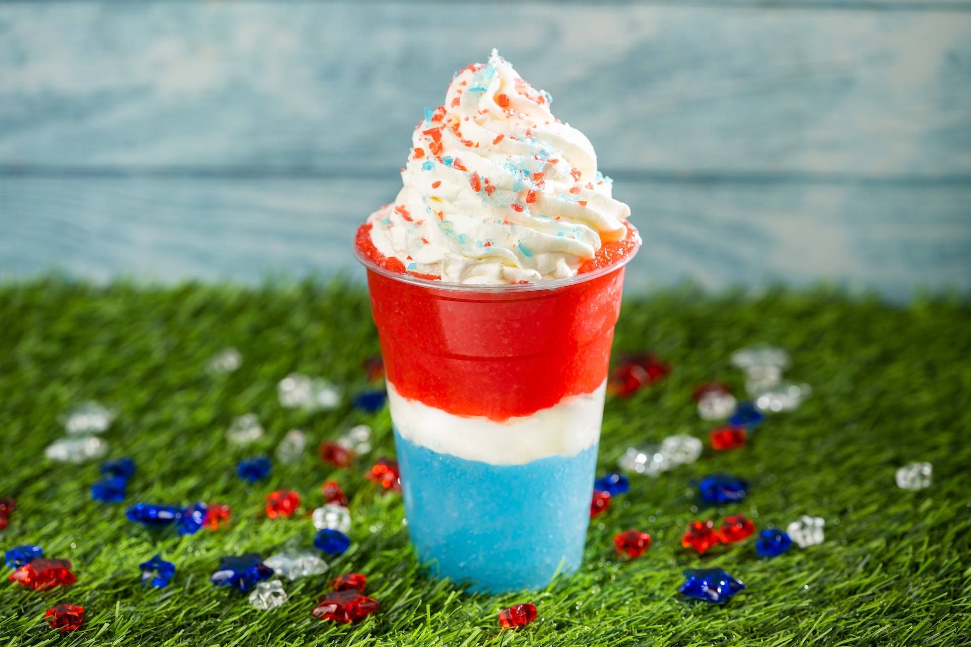 Red White and Blue Slushy