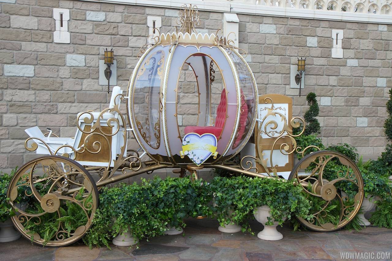 Limited Time Magic True Love week - Cinderella Coach photo opportunity in Fantasyland