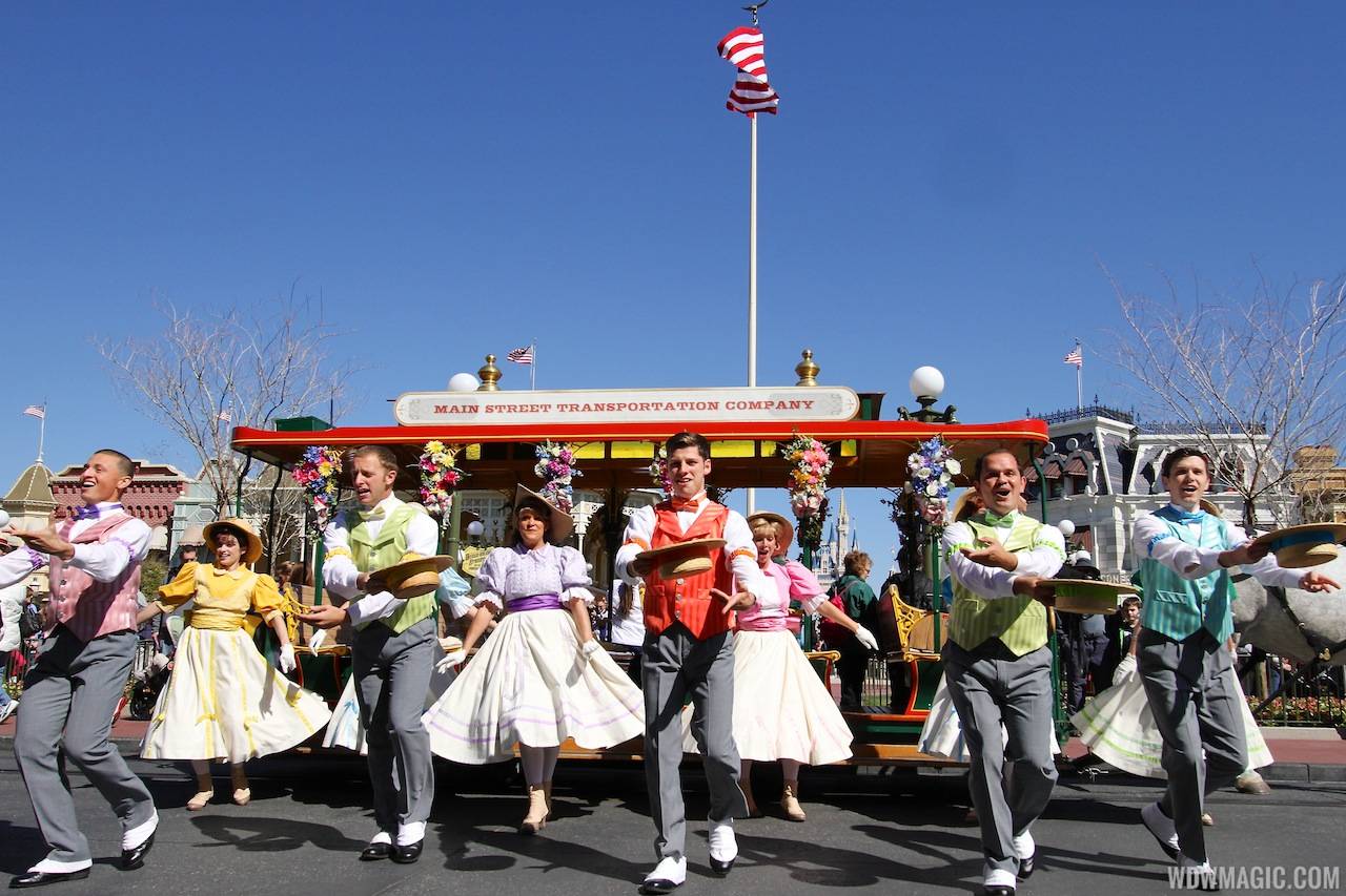 Limited Time Magic's Spring Trolley Show - Train Station stop