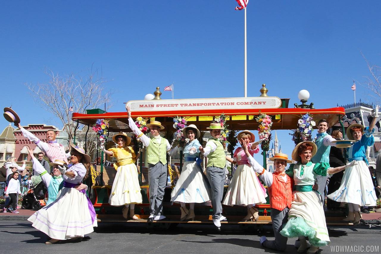 Limited Time Magic's Spring Trolley Show - Train Station stop