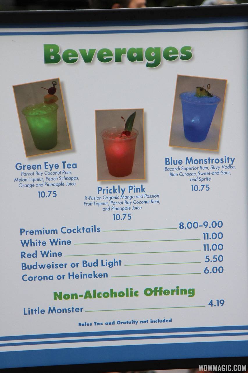 Monsters University Homecoming - Specialty beverages