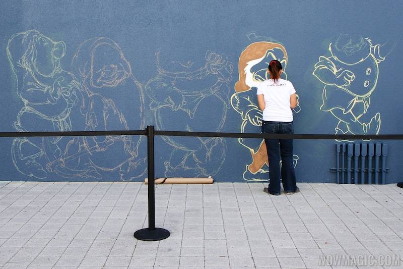 PHOTOS - Limited Time Magic's Disney Chalk Art Festival at Downtown Disney