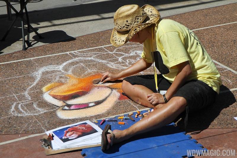 Disney Chalk Art Festival at Downtown Disney