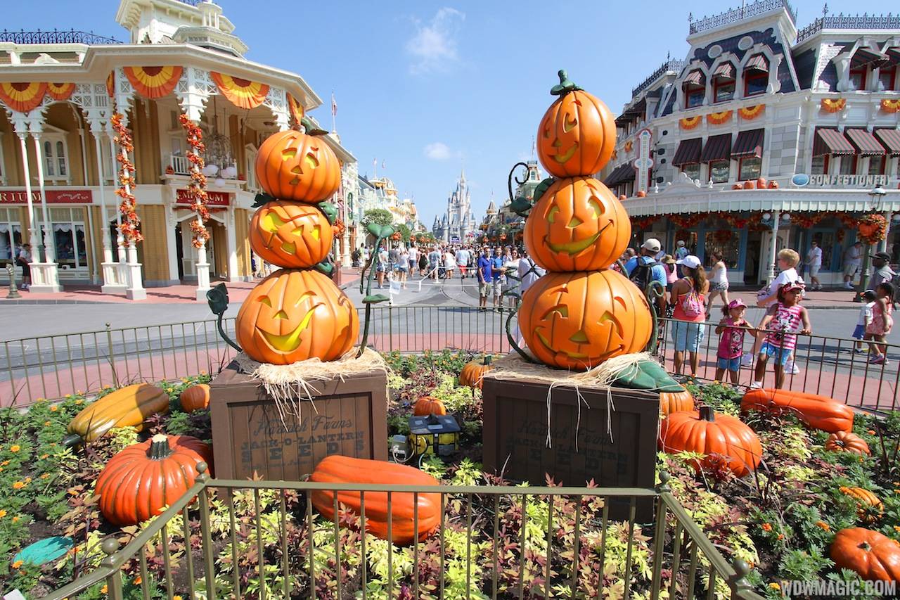 Magic Kingdom decorated for Halloween 2013