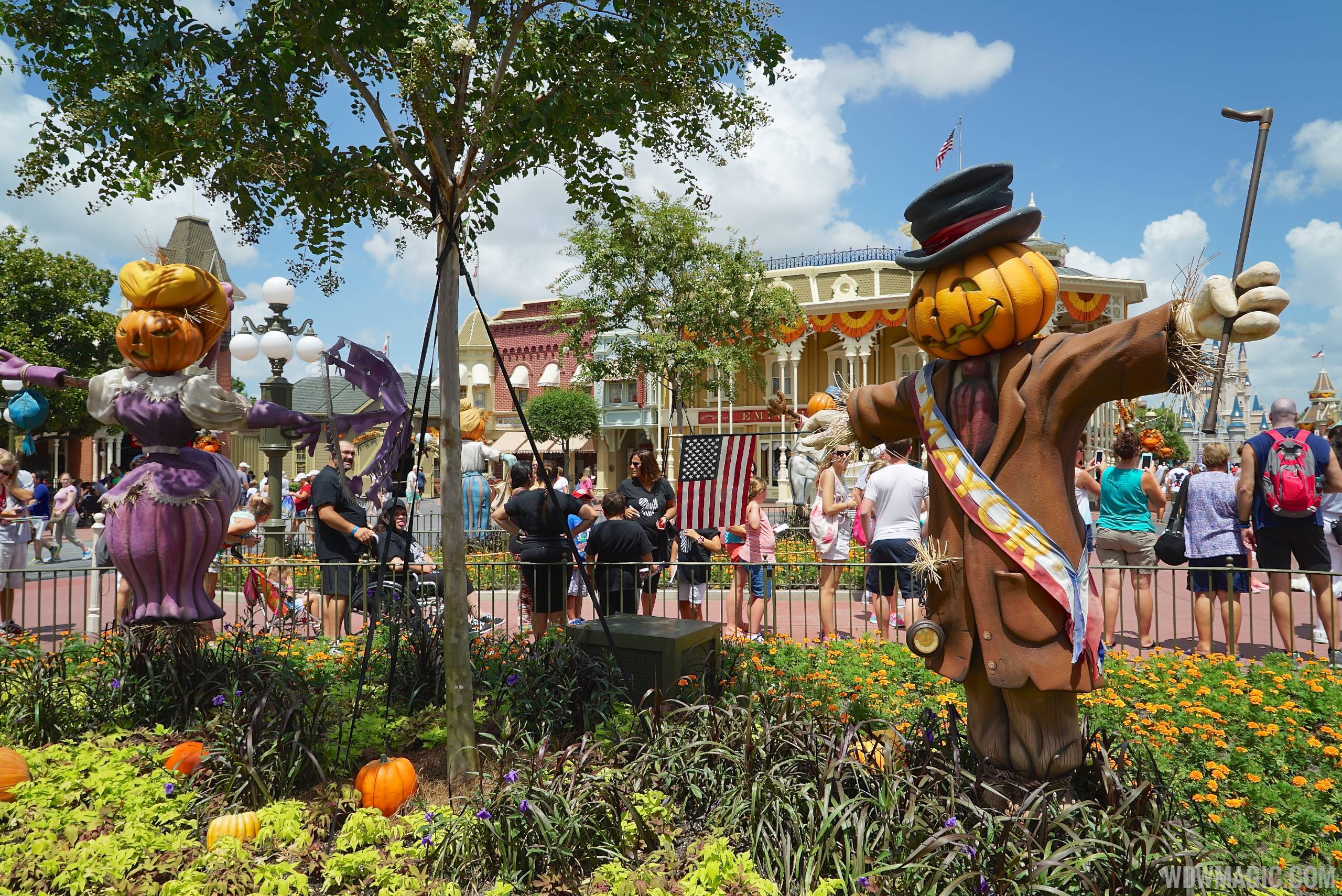 Magic Kingdom's fall Halloween decorations 2014