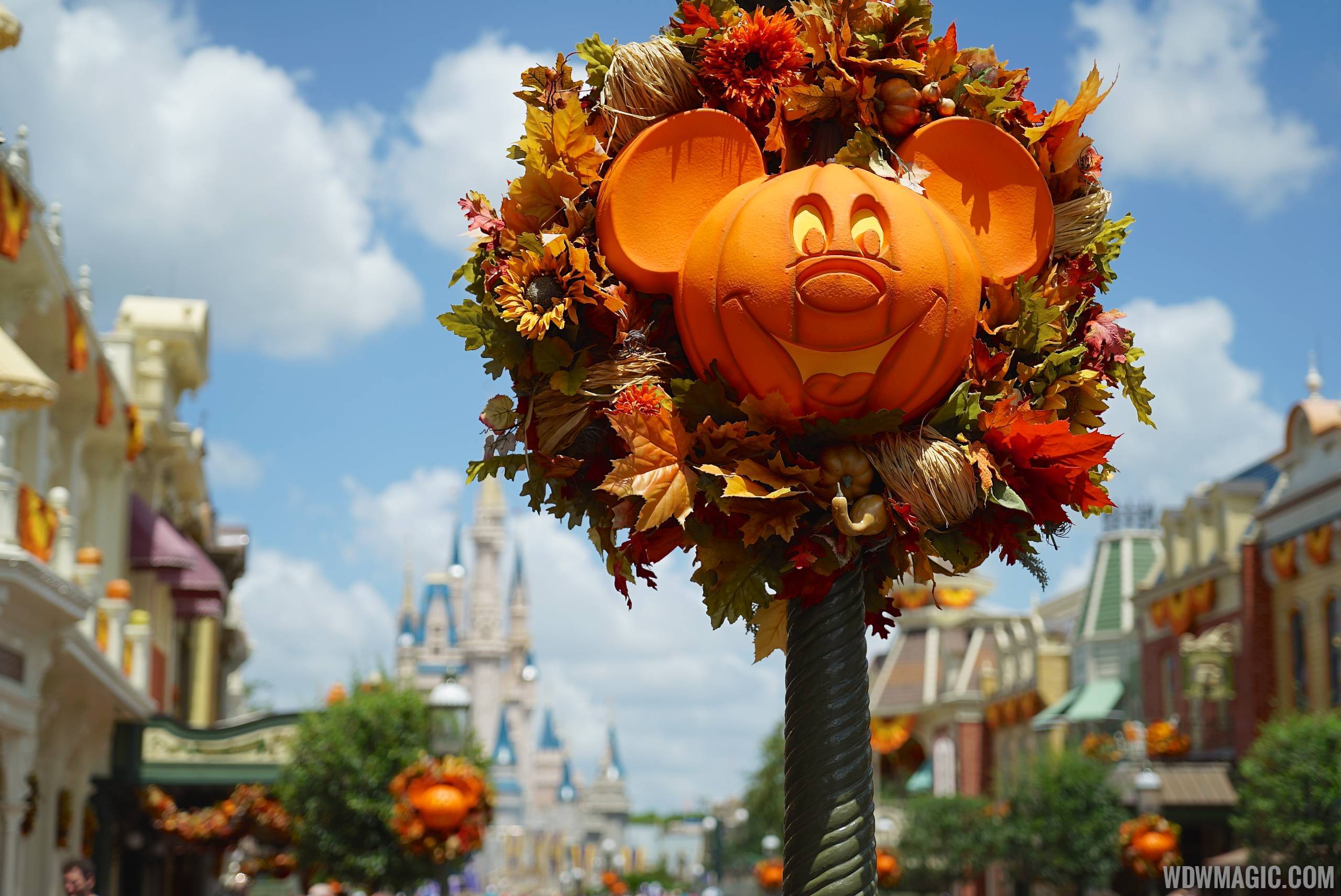 Magic Kingdom's fall Halloween decorations 2014