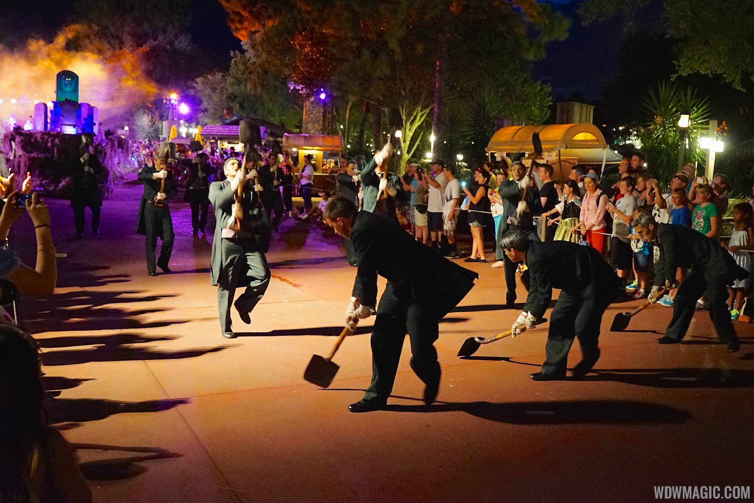 Boo To You Parade - Haunted Mansion grave diggers