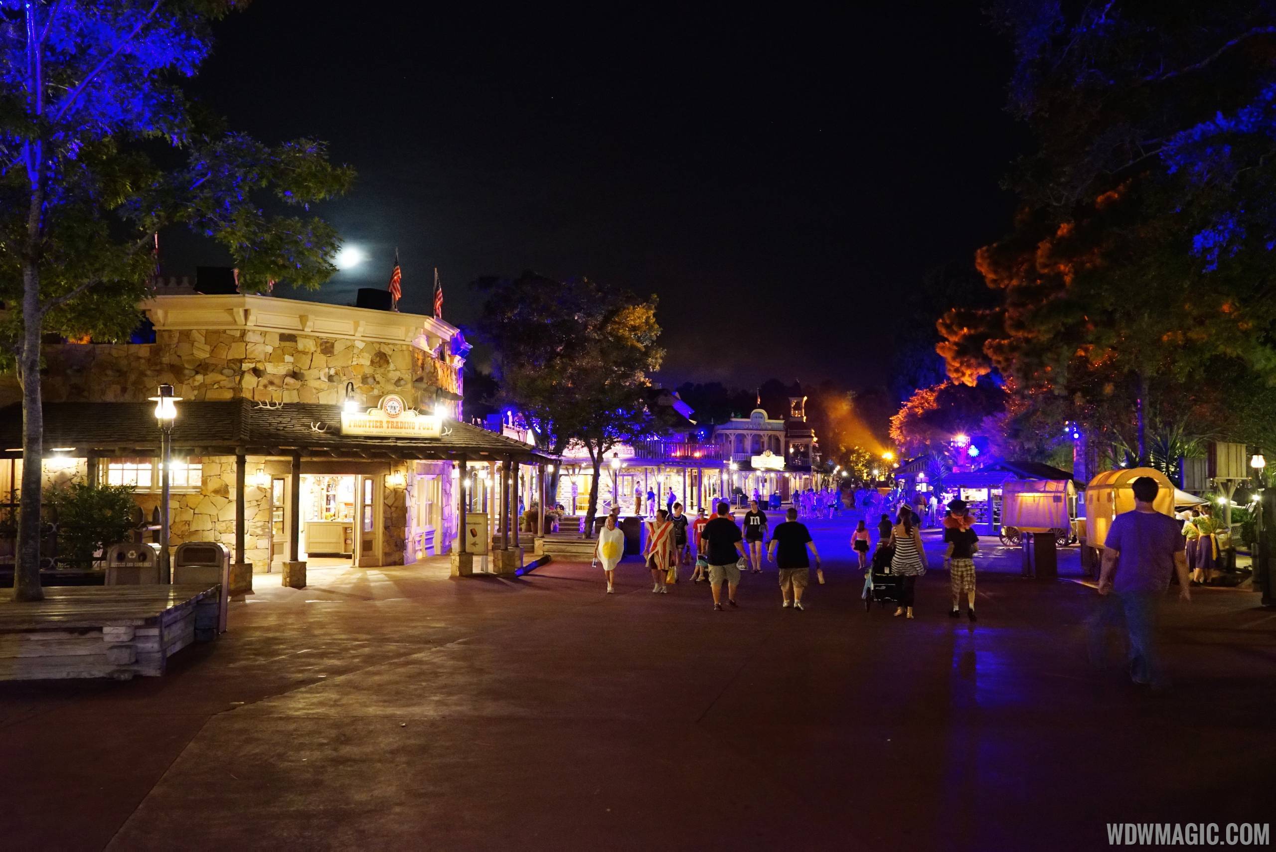 Frontierland at Mickey's Not So Scary Halloween Party