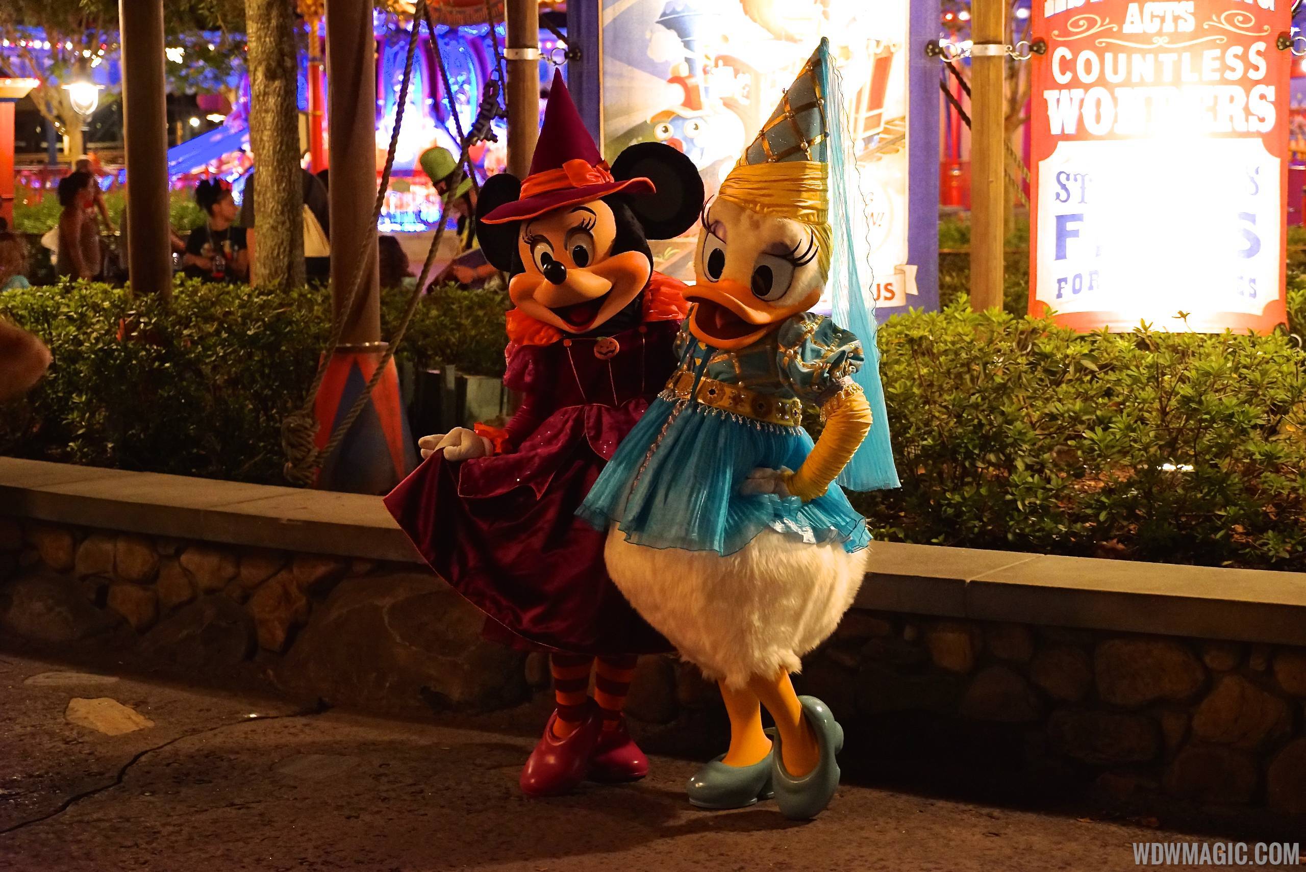 Minnie and Daisy meet and greet at Mickey's Not So Scary Halloween Party