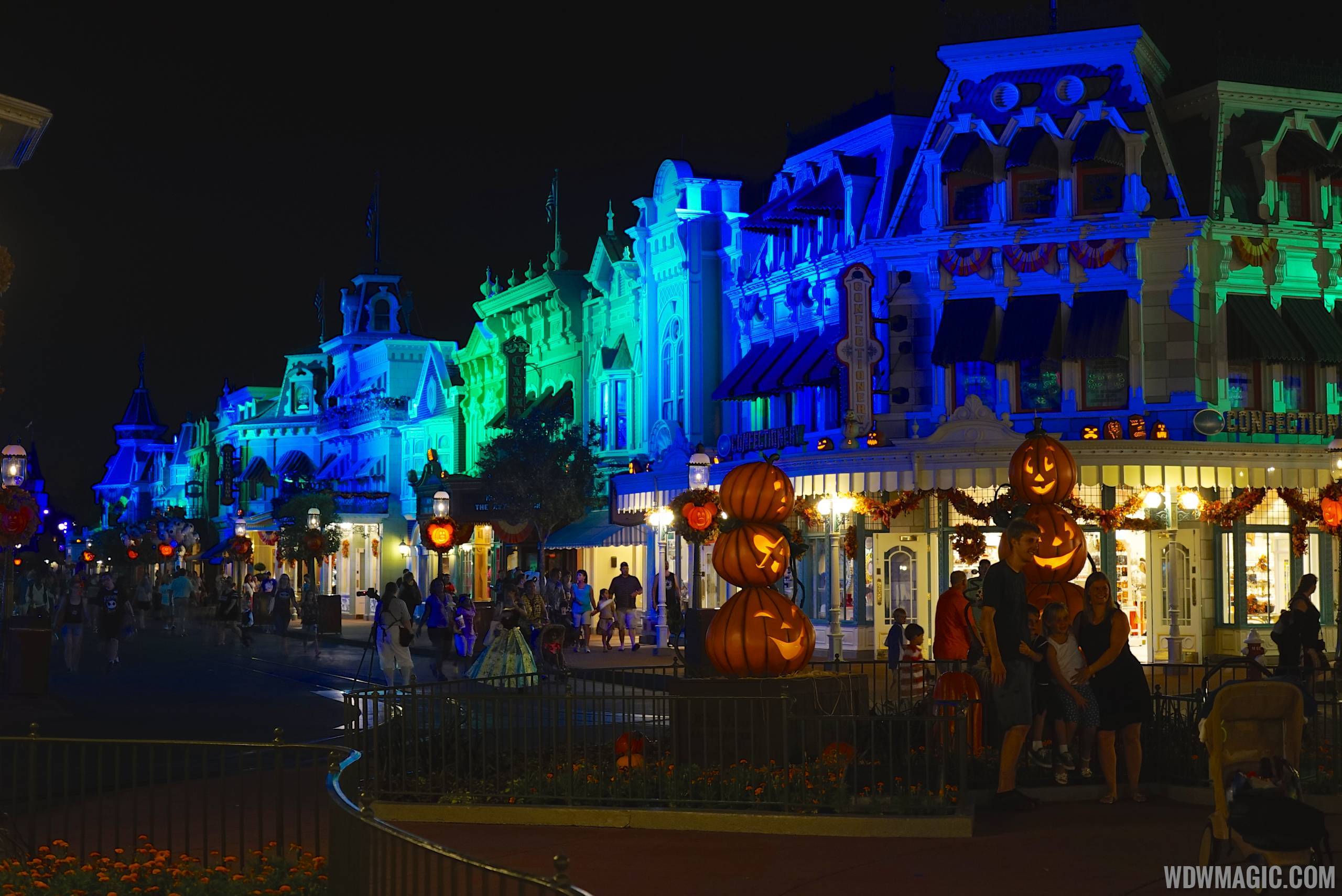 Main Street U.S.A. during Mickey's Not So Scary Halloween Party