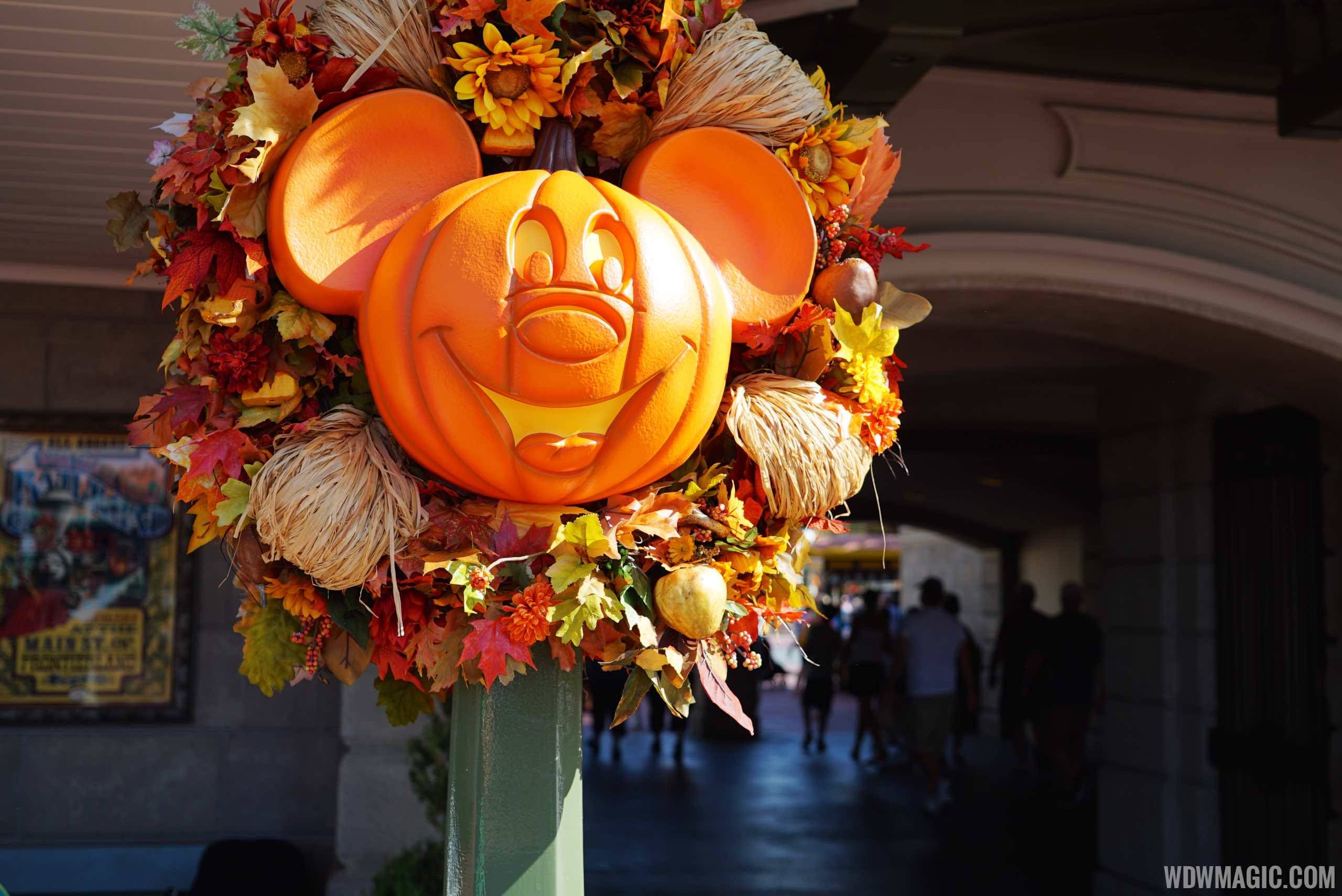 Magic Kingdom's fall Halloween decorations 2015
