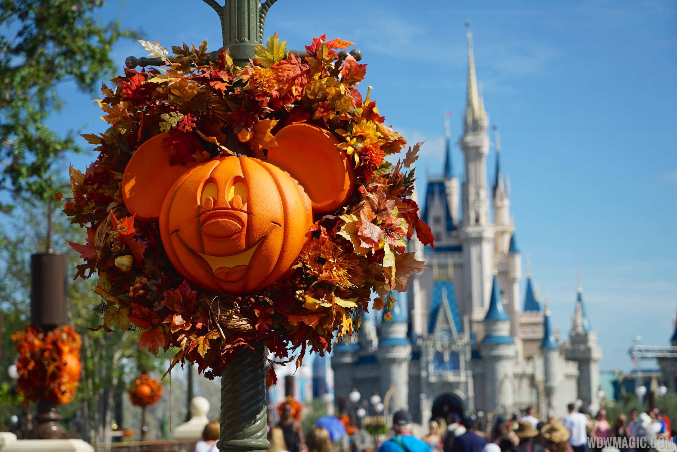 Magic Kingdom's fall Halloween decorations 2015