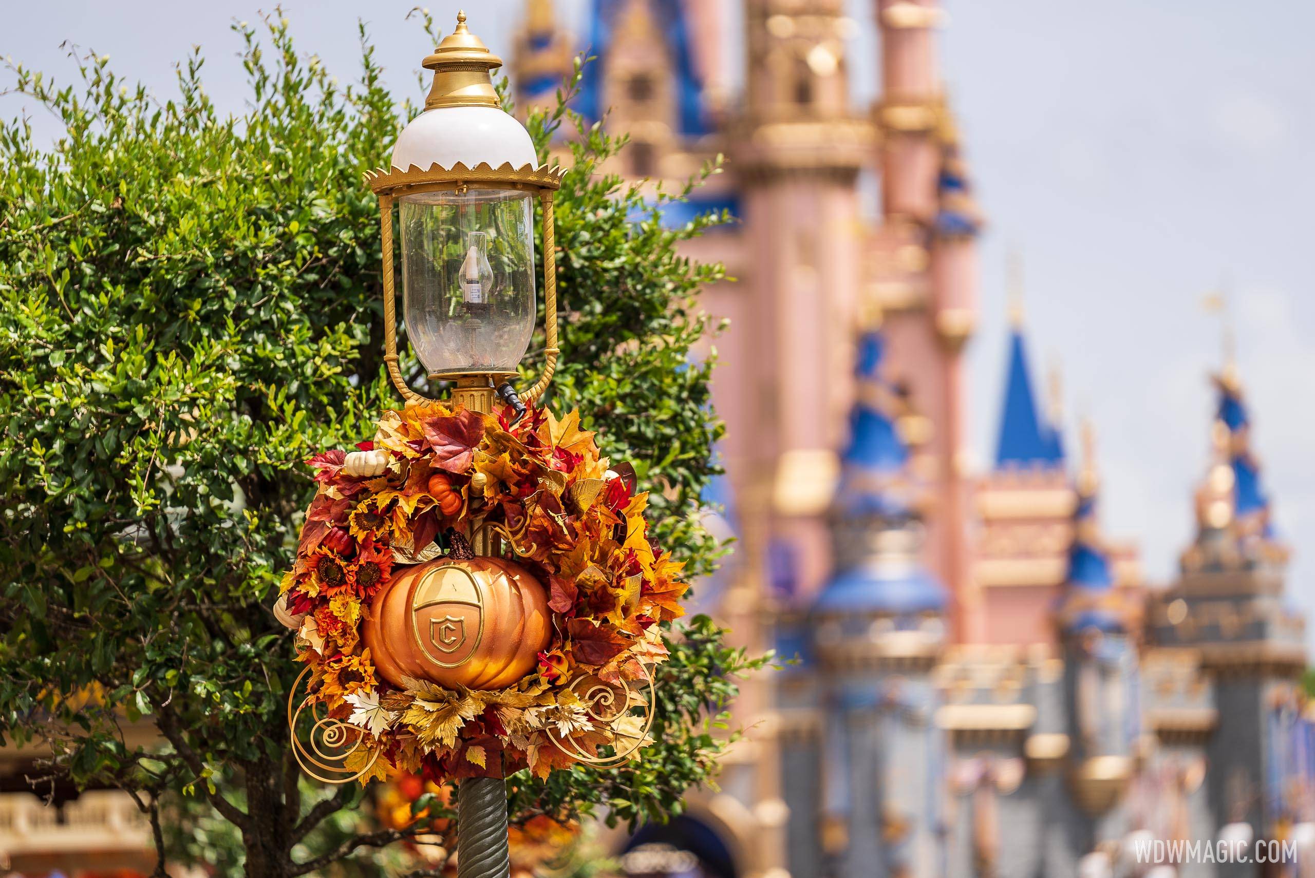 Magic Kingdom fall Halloween decorations 2022