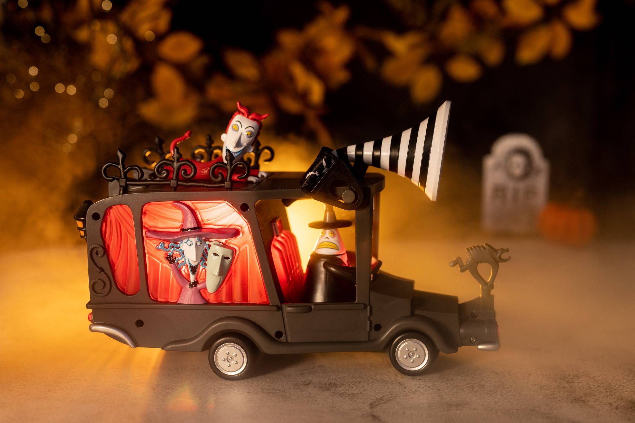 Nightmare Before Christmas Mayor's Car Bucket and Dark Donald Candy Corn Sipper