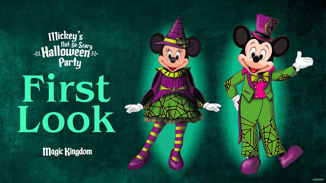 New Halloween costumes for Mickey Mouse and Minnie Mouse