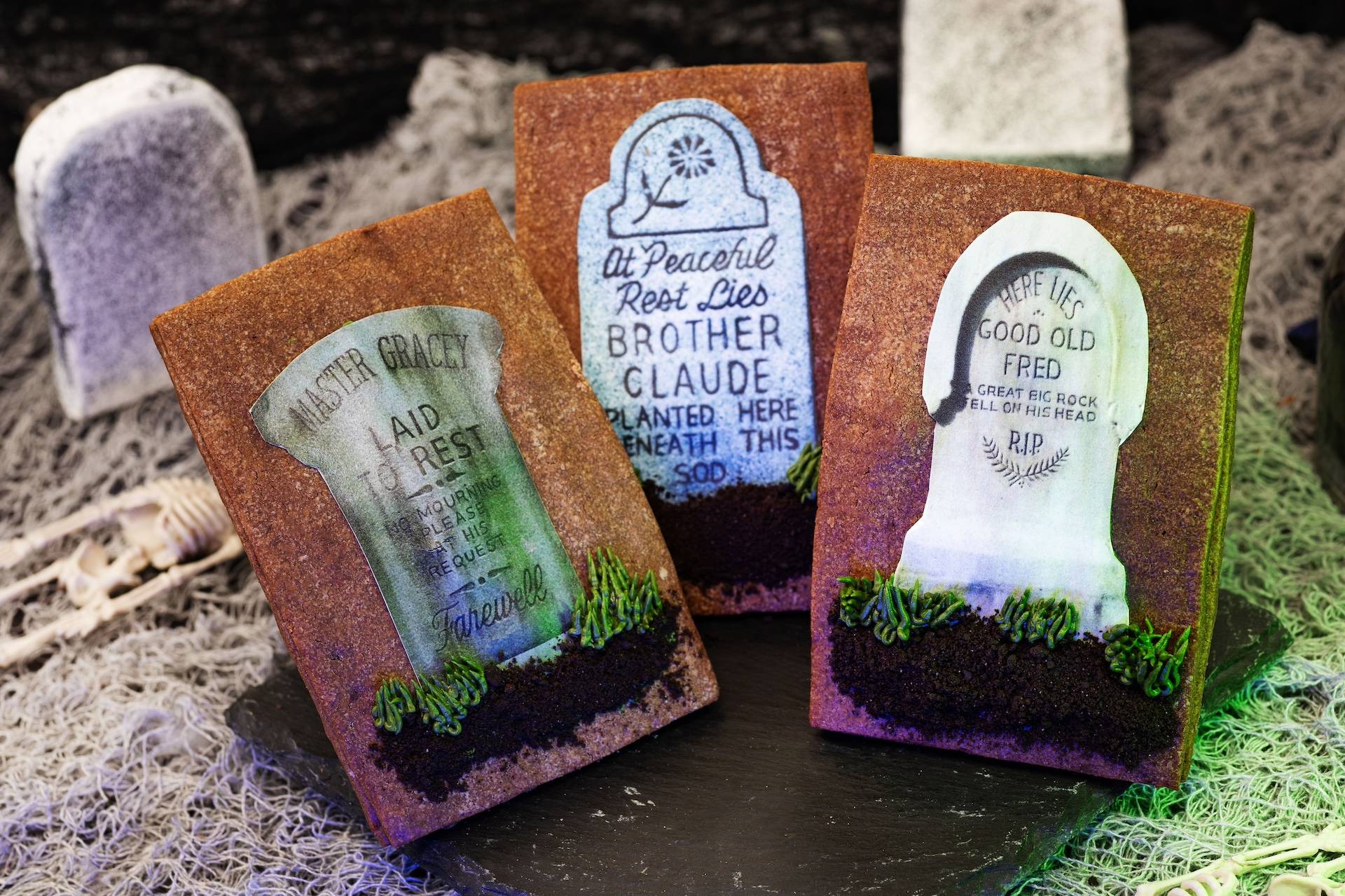 Mickey's Not-So-Scary Halloween Party 2024 Treats - Tombstone Tart