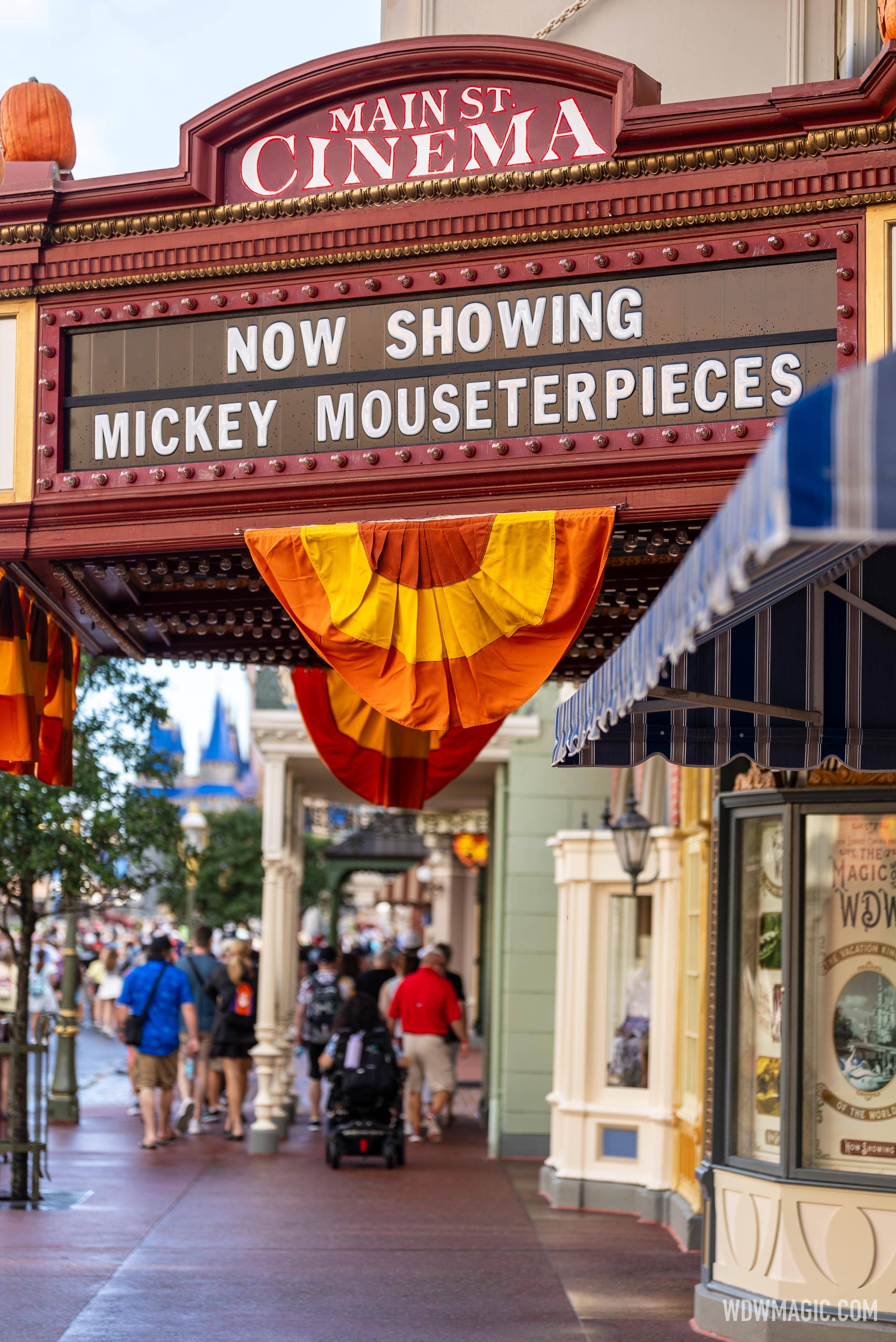 Magic Kingdom Fall Halloween decorations installation 2024